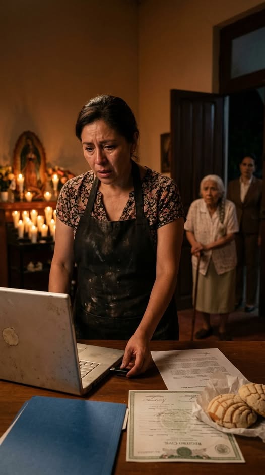 La pantalla se llenó de una luz azulada que le pintó la cara a la licenciada Méndez como si se le hubiera caído una máscara. 1 738937862 122117988813344511 5186668244569153277 n